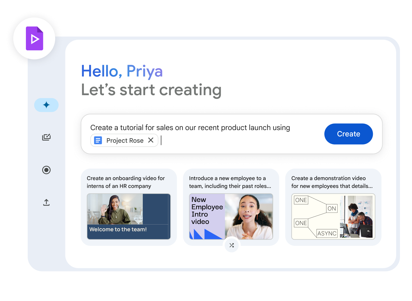 Google Vids gebruiken om video's te maken