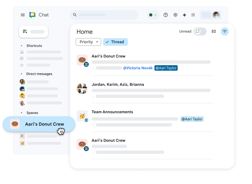 Ontdek de zoekfunctie binnen Google Chat
