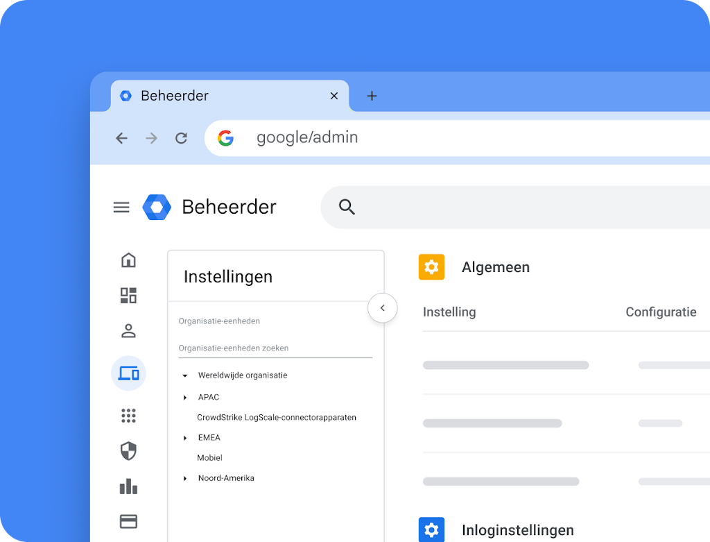 Instellingen van Google Chrome Enterprise beheren