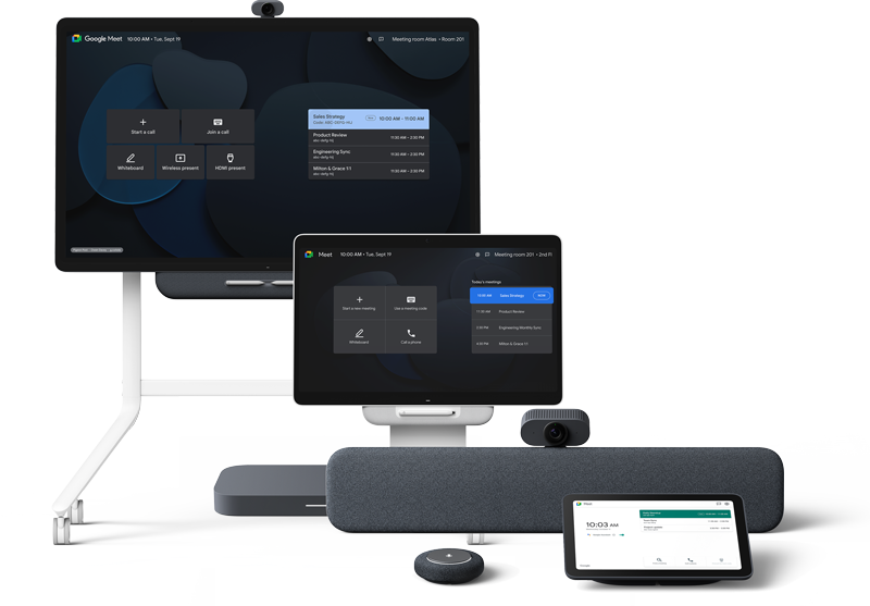 Meerdere producten van Google Hardware