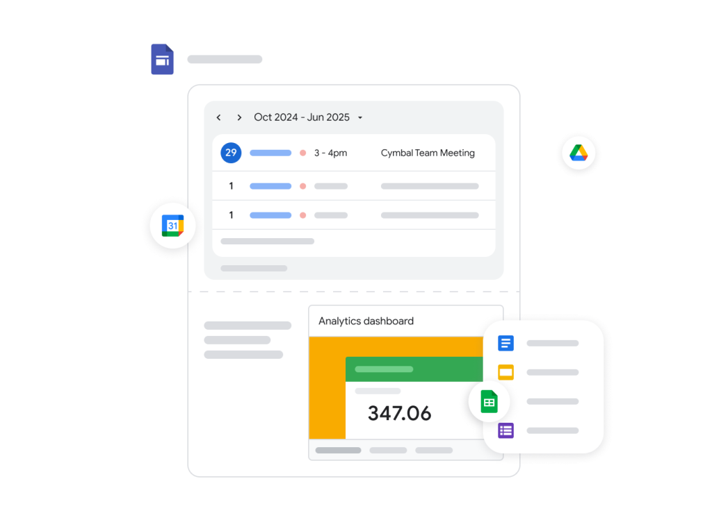 Google Sites is volledig geïntegreerd met Google Workspace
