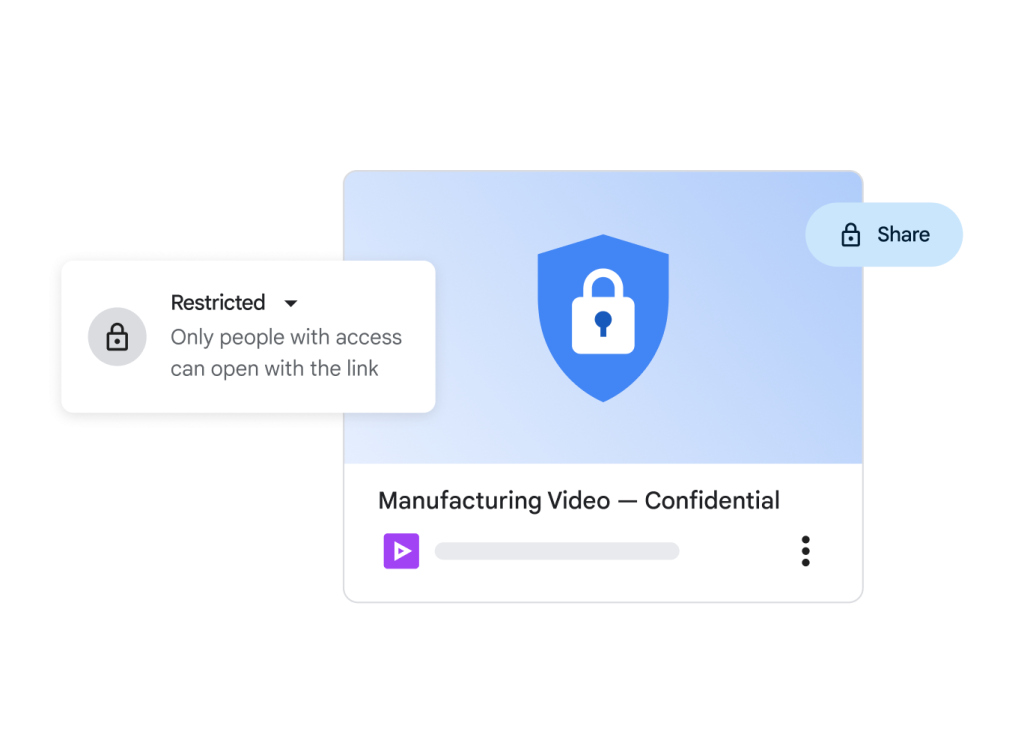 Laat Google Vids je projecten automatisch opslaan